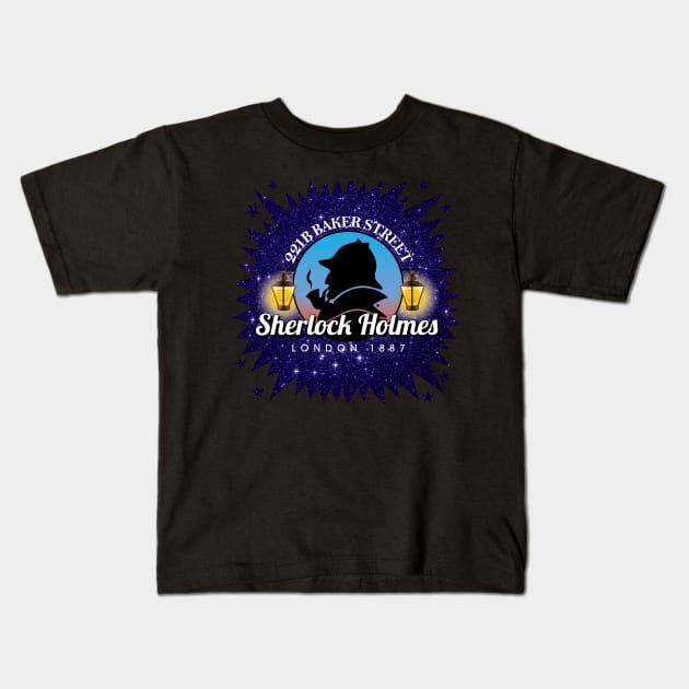 Detective Sherlock Kids T-Shirt by 